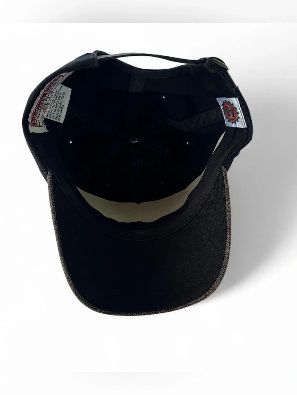 Harley Davidson Black Strapback Hat American Needle Vintage Style Motorcycle Cap